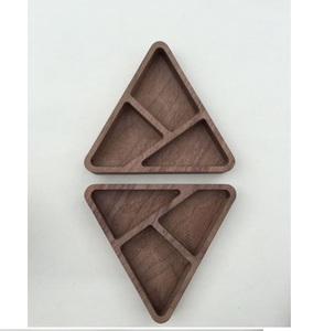 Round Double Design High Quality Kitchen Ware Tray for <b>Food</b> <b>Server</b> Hotel and Cafe Used Top Selling - Product Image 3