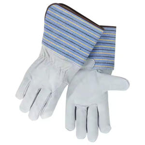 Guantes DE TRABAJO ignífugos de PVC personalizados de alta calidad unisex, guantes de trabajo de cuero de uso diario de estilo liso - Product Image 6