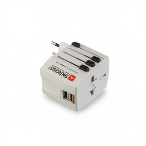 Adaptateur de voyage blanc PP2209 pour les États-Unis, le Royaume-Uni, l'Europe, l'Asie, 230V 10A, produits EL - Product Image 2
