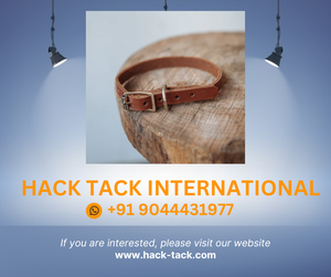 Collier de chiot/petit chien en cuir marron de luxe avec motif solide de décoration de rivet personnalisé - Product Image 2