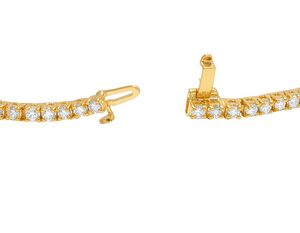 Bracelet tendance en diamant cultivé en laboratoire en or rose Bijoux de style lien de tennis parfaits pour un usage quotidien et des occasions spéciales - Product Image 6