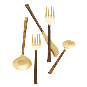 Fournitures de vaisselle de qualité supérieure ensembles de couverts de mariage cuillère fourchette couverts en bois pour hôtels et restaurants - Product Image 1