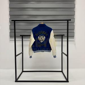 Veste universitaire Letterman à manches en cuir personnalisée pour hommes veste universitaire baseball OEM respirante en chenille au design vintage - Product Image 4