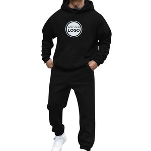 Custom Men's Tracksuit 2 Piece <b>Hoodie</b> Sweatsuit Sets Casual Jogging Athletic Suits - Product Image 6