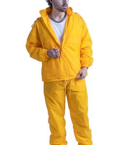 Chándal de nailon cortavientos personalizado para hombre, chándal impermeable con logotipo impreso DTF personalizado, ropa deportiva ligera para correr - Product Image 1