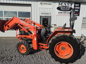 Tractor de ruedas Kubota L4610 4x4 verde usado Agrícola e invernadero Tractor Kubota - Product Image 3