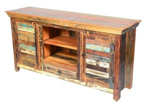 KRISHNA INTERNATIONAL-Armoire modulaire de grande capacité en bois recyclé, écologique et moderne, garantie de 3 ans, pour le salon et l'hôtel - Product Image 4