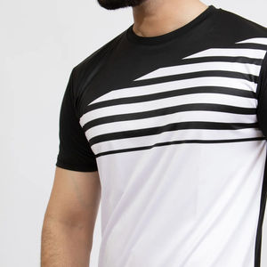 T-shirt respirant de haute qualité pour hommes T-shirt à sublimation vierge promotionnel fabriqué sur mesure et en gros - Product Image 2