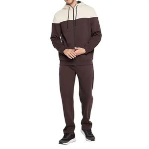 Personnalisé nouveau élégant survêtement hommes polyester vêtements de sport unisexe adultes survêtement jogging costumes pull hommes - Product Image 1