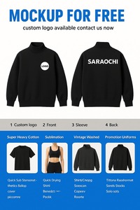 เสื้อฮู้ดดี้โอเวอร์ไซส์สำหรับผู้หญิง ผ้าฟลีซ คอเต่า ปักลายด้านหน้า ทรงปกติ สวมใส่สบาย เหมาะสำหรับฤดูหนาว - Product Image 3