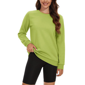 Womens Crewneck Sweatshirt with Fleece Lining, Custom Logo Printing, Soft Fabric, Bulk Order Discounts - Product Image 2