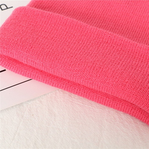 หมวกบีนนี่สำหรับฤดูหนาวหมวกบีนนี่สไตล์ใหม่หมวกบีนนี่ผ้าฝ้าย100% แบบพลิกกลับได้ - Product Image 4