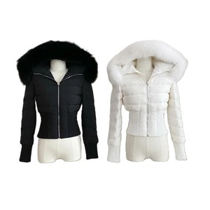 Nouvelle élégante fermeture éclair en gros doudoune personnaliser la conception doudoune femmes veste tendance coupe-vent à capuche veste d'hiver - Product Image 2