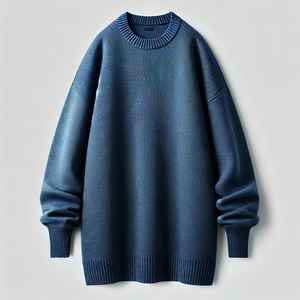 Pull en tricot en viscose/coton pour femme avec col en V et boutons recouverts, manteau décontracté toutes saisons - Product Image 2