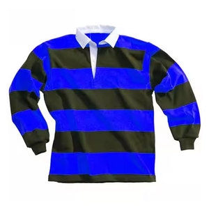 Logo personnalisé respirant décontracté à manches longues vêtements de sport maillot de rugby polos pour adultes uniformes d'équipe de rugby personnalisés - Product Image 4
