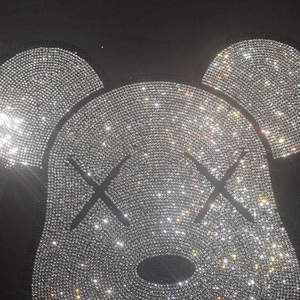 Últimas camisetas de estilo para la venta Mejor venta de diamantes de imitación Camiseta hecha 100% algodón Camiseta personalizada - Product Image 3