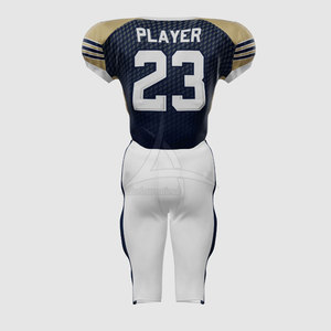 Meilleures ventes Uniforme de football américain respirant grande taille à manches courtes Personnalisable Vente en gros pour l'entraînement des équipes - Product Image 3