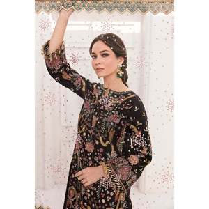 Conjunto de Traje de Seda Bordado para Mujer CH11-04 Cosido - Product Image 5