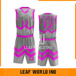 Uniforme de baloncesto de poliéster de alta calidad con el mejor diseño, logotipo personalizado de talla grande para niños, para deportes de verano al aire libre - Product Image 4