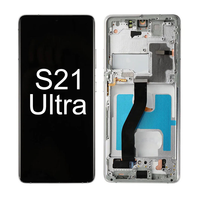 Pantalla Táctil OLED de Alta Calidad, Digitalizador LCD para Samsung S21 Ultra 5G de 6.8 Pulgadas, 1 Año de Garantía, Reparación de Pantalla 100%