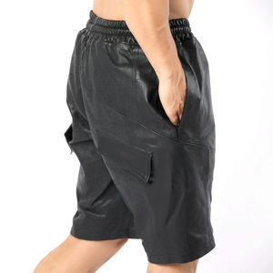 Made Best Sale Fashionable Latest Design Real <b>Leather</b> <b>Shorts</b> For <b>Men</b> Casual Wear Best Sale <b>Men</b> <b>Leather</b> <b>Shorts</b> - Product Image 5