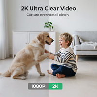 Cámara de Seguridad Interior IMILAB 2K 3MP WiFi CCTV 360 PTZ con Visión Nocturna para Bebés, Mascotas, Hogar, Oficina, Apartamento, Control por Aplicación