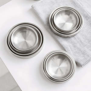 Modern <b>metal</b> <b>bowl</b> for kitchen serving fruit salad snacks premium finish for home hotel restaurant - Product Image 4