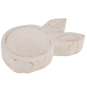 Candelabro de madera de acacia de alta calidad, tazón de masa de conejo de pascua, nuevo diseño para vacaciones de Pascua, 2023, de Vietnam - Product Image 1