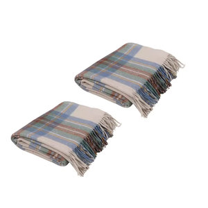 Manta de forro polar de tartán de poliéster supersuave de alta calidad, tamaño personalizado con logotipo, estilo tejido, diseño mexicano - Product Image 6