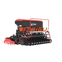 Semoir de Précision Taigu pour Céréales Blé Luzerne Soja, 16 Lignes Réglables, Semoir à Grains 15-20cm