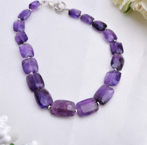 พลอยอะมีทิสต์ทรงแฟนซีคัชชั่นเจียระไน 53.90 กะรัต พลอยอะมีทิสต์ธรรมชาติสำหรับทำเครื่องประดับชั้นดี - Product Image 3