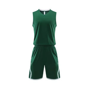 Vente en gros d'uniformes de basket-ball de haute qualité pour hommes personnalisés de taille plus kit de club d'équipe respirant évacuant l'humidité - Product Image 1