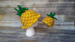 心理电视节目灵感菠萝桶帽钩针图案独特礼品 - Product Image 6