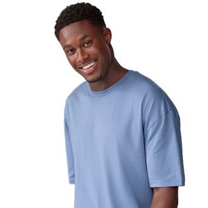 เสื้อยืดผู้ชายโอเวอร์ไซส์ผ้าฝ้ายซักได้สไตล์วินเทจ100% พิมพ์ลายผลิตตามสั่งผลิตในปากีสถาน - Product Image 5