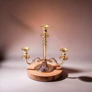 Nuevo candelabro de aluminio clásico de 3 luces de estilo caliente - Product Image 4