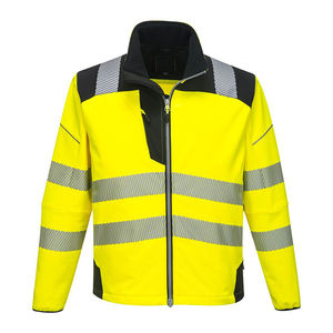 Chaquetas de seguridad hechas a medida Chaqueta DE SEGURIDAD reflectante de alta visibilidad con múltiples bolsillos para almacenamiento de herramientas Logotipo personalizado OEM - Product Image 1
