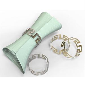 Commercial Luxury Napkin Rings <b>Stainless</b> <b>Steel</b> Gold Silver Finish for Hotel Banquet Wedding Dining <b>Table</b> Décor Bulk.1 - Product Image 2