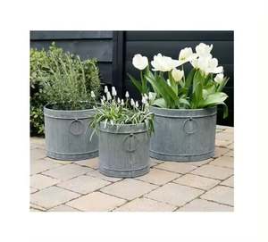 Classique Décor À La Maison Jardinières Décor Haute Qualité Galvanisé Jardinières Modernes Et Pots Pour Une Utilisation De Jardin - Product Image 3