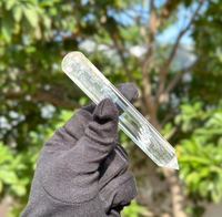Baguette de massage en quartz cristal propre grande taille baguette d'obélisque de guérison pour point de cristal de guérison par cristal ALIF et agate