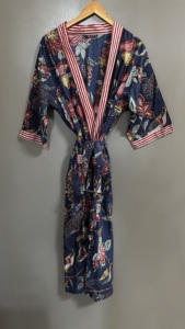 Vente en gros lot Kimono indien en coton Robe de bain longue Robe de chambre de mariée Robe en coton doux Cadeau de demoiselle d'honneur Robe de taille libre - Product Image 4