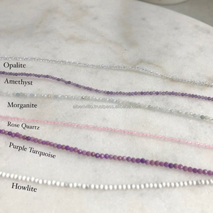 Lindo estilo bohemio collar de cuentas de semillas naturales collar de cuentas hecho a mano collar de cuentas de semillas indias de la India - Product Image 4