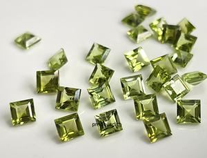 เพอริโดทธรรมชาติทรงเหลี่ยมตัดเหลี่ยมเพชรพลอยขนาด5มม. ทรงสี่เหลี่ยมแบบหลวมคุณภาพระดับ AAA - Product Image 5