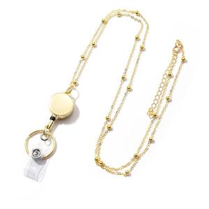 Venta Directa de Fábrica, Cordón Metálico Extensible para Tarjetas de Identificación, Diseño Creativo - Product Image 1