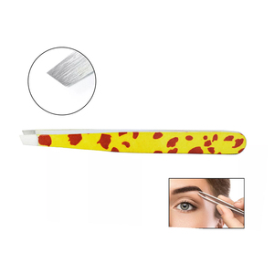 Pince à épiler inclinée en papier enduit, faite à la main, pour les sourcils, le visage et l'épilation, pince à épiler pour les sourcils pour un usage domestique et en salon - Product Image 1