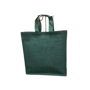 Sac fourre-tout en jute imprimé personnalisé et écologique Sac à provisions portable réutilisable Poignée en coton pour les promotions des femmes Emballage de cadeaux - Product Image 6