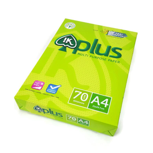 IK PLUS A4 Papel de copia Papel de impresión blanco brillante multiusos para oficina Escuela Uso en el hogar Precio barato Suministro a granel disponible - Product Image 6