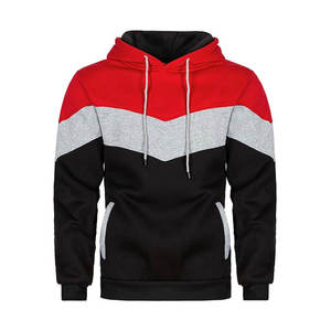 Sweat à capuche pour homme d'hiver, mélange polyester/coton, respirant, anti-boulochage, coupe ample, décontracté, taille personnalisée, service OEM - Product Image 1