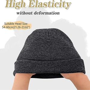 OEM ODM Diseño personalizado Unisex Gorro de invierno Alta calidad Gran cantidad Moda Popular Gorro de invierno Sombrero de invierno con diamantes de imitación - Product Image 2