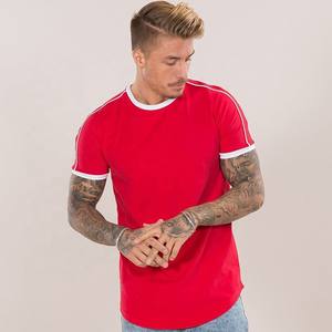 เสื้อยืดสำหรับผู้ชายเสื้อยืดผ้าโพลีเอสเตอร์แห้งเร็วเสื้อยืดออกกำลังกายและกางเกงขาสั้นชุดออกกำลังกายเสื้อ100% ฟิตเนสยิมสำหรับผู้ชาย - Product Image 4