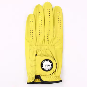 ถุงมือกอล์ฟหนังแกะ Cabretta มีคุณสมบัติป้องกันการลื่นระบายอากาศและทนทานป้องกันรังสียูวี - Product Image 3